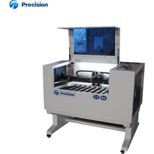 Double heads 6040 mini laser engraving machine for paper wood