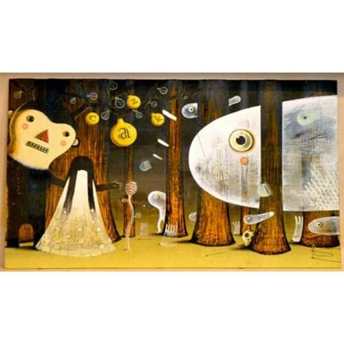 Abstract Painting Picture DIY Full Diamond Painting Cross Stitch Embroidery Home Decor 5D Handcraft JX653