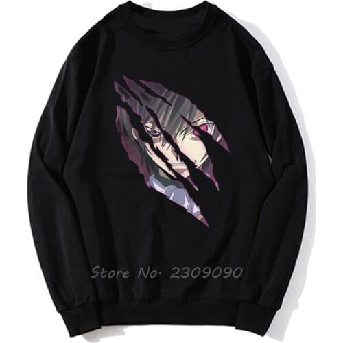 Anime Code Geass Lelouch Of The Rebellion Hoodie Men Pullover Fleece Sweatshirts Harajuku Streetwear