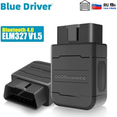 Blue Driver OBD2 Car Diagnostic Scanner ELM327 V1.5 Bluetooth 4.0 for iPhone with PIC18F25K80 Check Engine Fault Code Reader