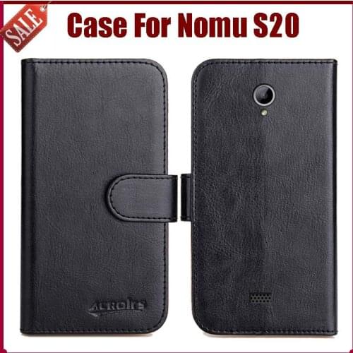 Hot Sale! Nomu S20 Case New Arrival 6 Colors High Quality Flip Leather Protective Cover For Nomu S20 Case