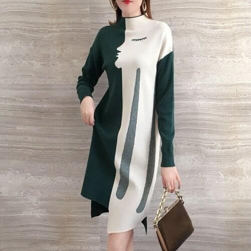 HUGWISER Fashionable Knitted Dresses