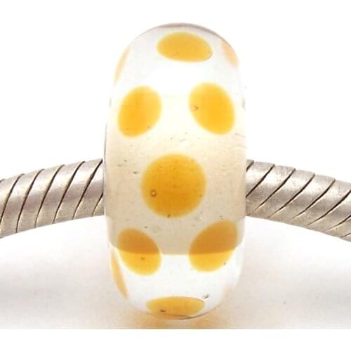 JG2905 100% S925 Sterling Silver Beads Murano Glass beads Fit European Charms Bracelet charms diy jewelry Lampwork GlassBeads