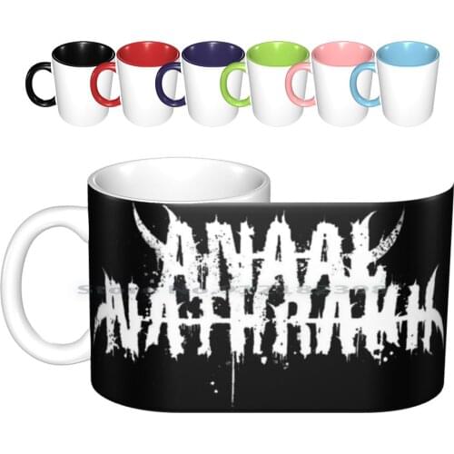 Anaal Nathrakh Logo Ceramic Mugs Coffee Cups Milk Tea Mug Metal Black Metal Death Metal Anaal Anaal Nathrakh Nathrakh Creative