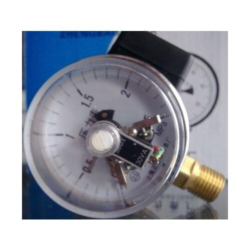 2.5" Magnetic help 60mm electric contact pressure gauge manometer , lower mount,bottom connection