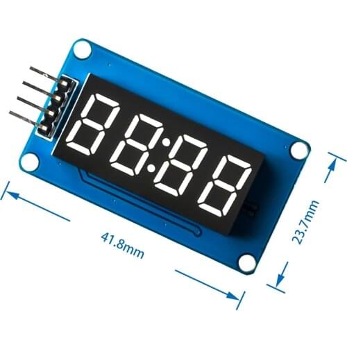 TM1637 LED Display Module For Arduino 7 Segment 4 Bits 0.36 Inch Clock RED Anode Digital Tube Four Serial Driver Board Pack