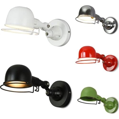 Nordic E14 LED wall lamp Industrial style adjustable Mechanical arm sconces light indoor home bedside bedroom livingroom kitchen