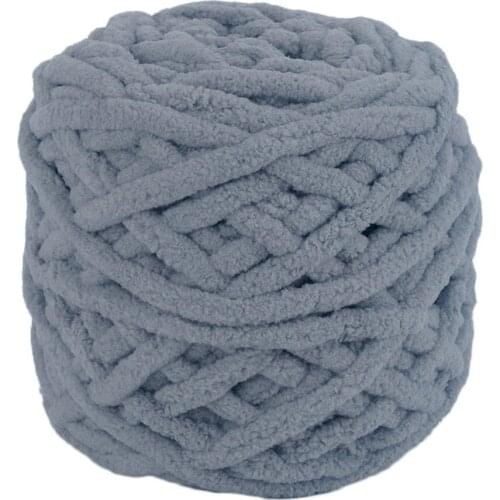 Single-Strand Coarse Wool Chenille Ice Stripe Thread Blanket Scarf Hat Slippers Hand Knitting Supplies Winter Warm Home DIY