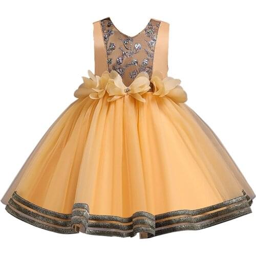 Baby Girl Dress 2021 New Children Clothing Flower Girls Dress Children Princess Dresses Lace Tutu Skirt Easter Clothes Vestido