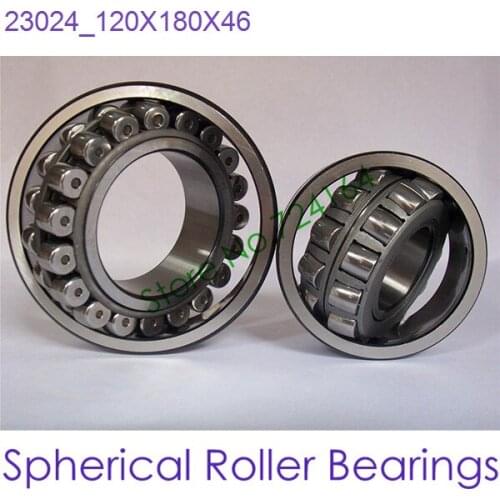 120mm Diameter Spherical Roller Bearings 23024 120mmX180mmX46mm ABEC-1 Machinery,reducer,rolling mill,crusher,vibrating screen
