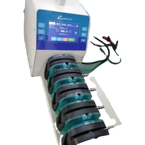 AIP stepper motor 6000 ml touch screen control high accuracy and volume dispensing auto control variable speed peristaltic pump