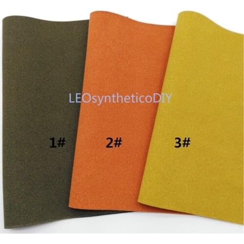1PC 21X29CM Suede Faux Leather Fabric, Synthetic Leather Fabric Sheets, PU Leather For Making Bows LEOsyntheticoDIY T247B