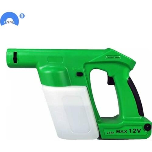 Rechargeable Electrostatic Battery Fogger Machine Portable Handheld Sprayer Gun Wireless Chargeing Atomizer Office School