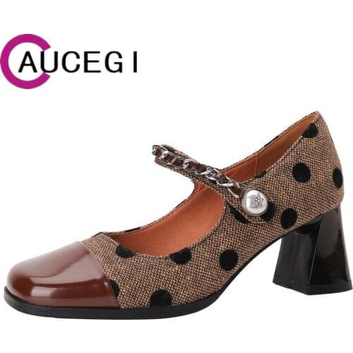 Женские туфли Мэри Джейн AUCEGI China At AliExpress