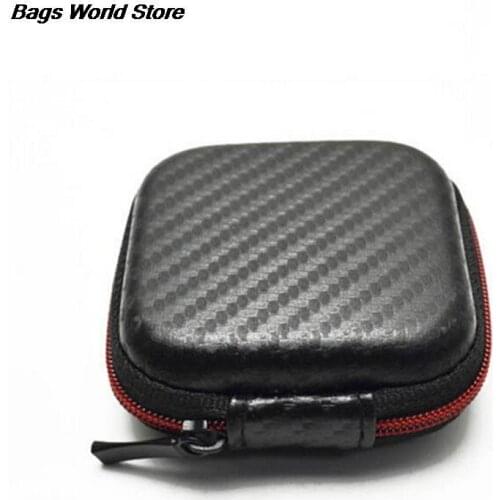 Coin Case Multi Functional Small Zipper Coin Container Storage Box for Men Women Portable Cable Earphone Headphone Bag 1pcs