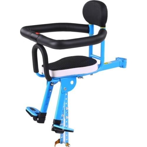 Front Mount Child Bicycle Seat Quick Release Bike Saddle Kids Saddle MTB Mountain Bike Children Safety Front Seat Saddle Cushion