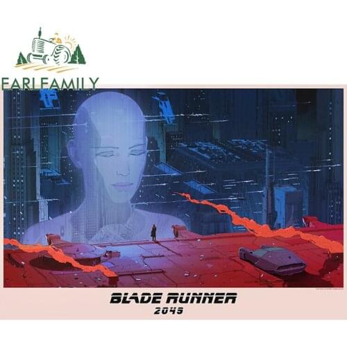EARLFAMILY 13cm x 9cm for Blade Runner Poster Car Sticker Camper Truck Decal Personality Creative Fashion Window Trunk Decor
