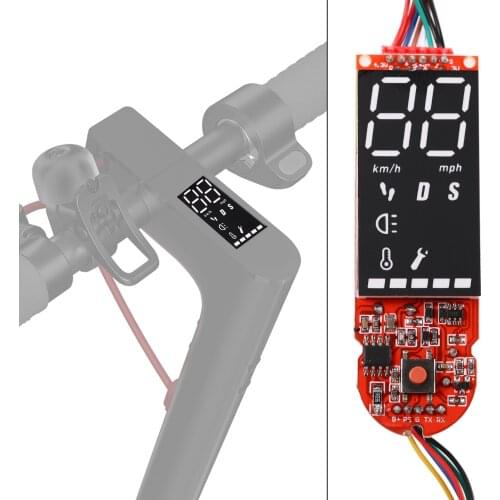 Electric Scooter Dashboard Display Circuit Board Contain Screen Cover Dashboard