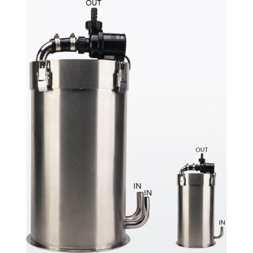 External Aquarium Canister Stainless Steel Pro Canister Filter ADA Style Fish Tank Filter Bucket Barrel фильтр для аквариумов