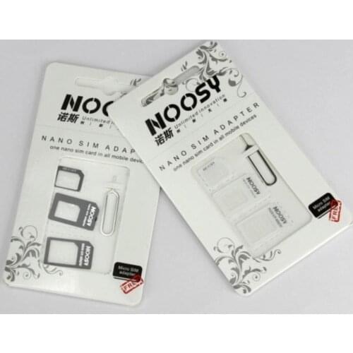 Hoqueen 10sets/lot SIM Card Adapter Converter Kit to Micro Atandard For Apple iPhones For Android sony For xiaomi for huawei