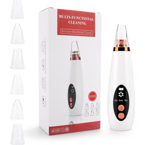 Black Dots Vacuum Pore Cleaner Nose Black Point Remover Blackhead Acne Pimple Removal Suction Extractor Facial Beauty Tools SPA