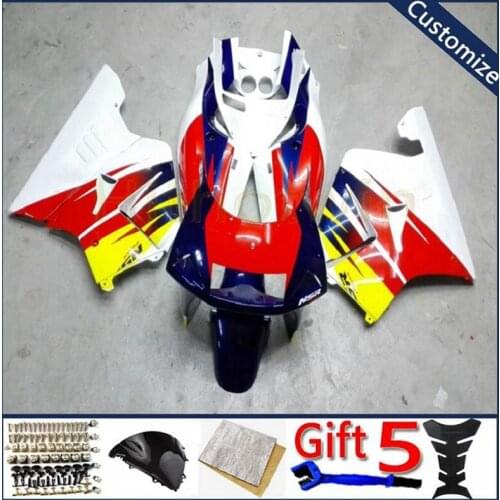 Custom ABS motor Fairing kit For NSR250R MC18 1988 1989 NSR 250R 88 89 MC18 motorcycle panels Body Kit red white