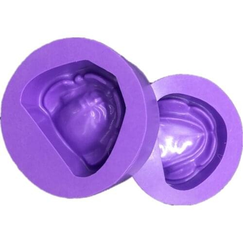 Dental Plaster Model Mold of Edentulous silicone model Jaw Base Silicon Complete