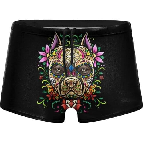 Skull Decor Mens Swimwear High Quality Mens Swimming Shorts Mens Beachwear Sport Summer Holiday Surf Mens Swimsuit