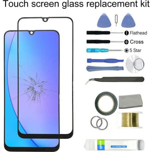 Replacement Phone Front Glass Touch Screen Repair Kit Outer Panel Repair Tools For Samsung Galaxy A02/A02S/A12/A32/A42/A52/A72