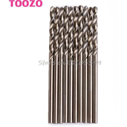 New 10Pcs/Set 2mm Twist Drill Bit Set Saw Set HSS-Co Cobalt Drill Woodworking Wood Tool G08 Whosale&DropShip