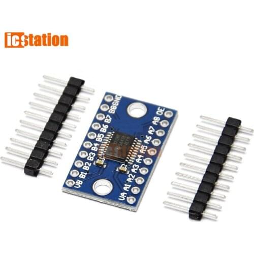 New TXS0108E 8-channel level shifter module 8-bit bidirectional voltage converter