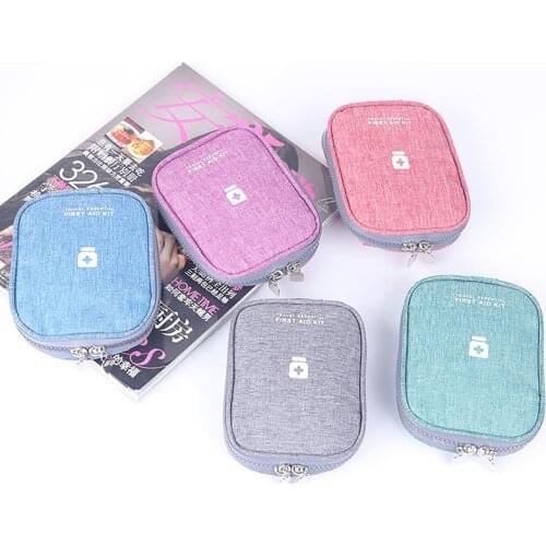 Portable First Aid Kit Emergency Medical Box Outdoor Travel Camping Equipment Oxford Cloth Medical Bag First Aid Drug Container