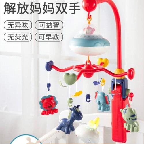 Crib Mobile Baby Rattles Sensory Toys Song Toys Newborn Cot Mobile Gift Educational Toys Giochi Neonato Toys for Boys AC50YL