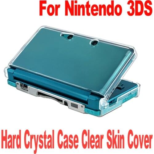 Clear Crystal Plastic Hard Skin Transparent Carbonate Case Cover Protective Shell Gamer Accessories for Nintendo 3DS Console