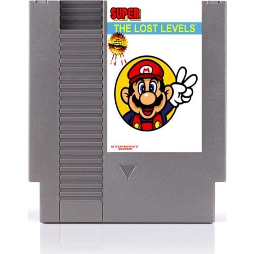 Super Bros. - The Lost Levels 72pins 8bit Game card Drop shipping