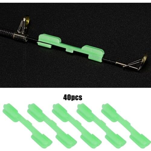 S/M/L Fishing Glow Sticks Rod Tip Glow Sticks Fishing Rod Floats Glow Sticks Clip On Fishing Rod Night Fishing Fluorescent Light