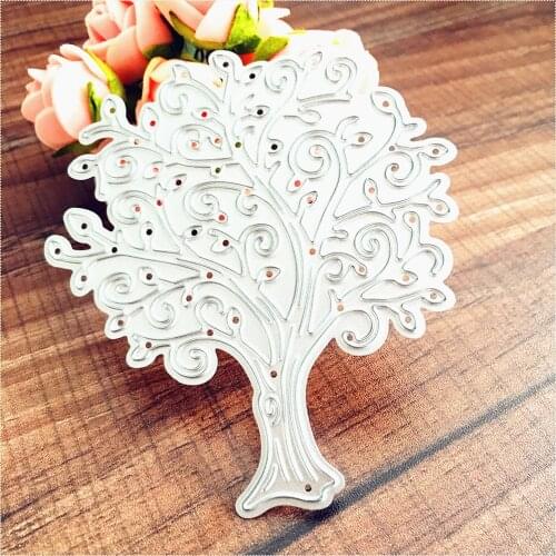 Big Tree Scrapbooking Cutting Dies Scrapbooking Cutting Dies for Card Making DIY Scrapbooking Cardstock Die Cut Stencil