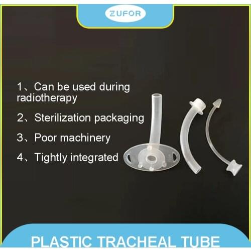 Tracheotomy whole larynx cannula adult half larynx surgery patient radiotherapy special tracheal sterilized plastic cannula