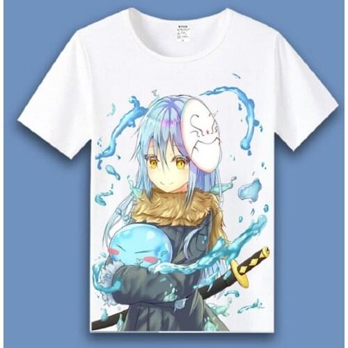 Unisex Anime Cos Cartoon That Time I Got Reincarnated as a Slime Cotton Casual Tee T-Shirt T shirt