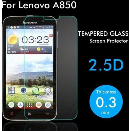 ShuiCaoRen For Lenovo A850 Tempered Glass Original Protective Film Explosion-proof Screen Protector for Lenovo A850 cell phone