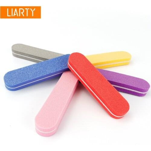10/20/40/50/100PCS Stainless Steel Nail File Handle For Manicure Polish Buffers Nails Accessories Nail Supplies For Professional