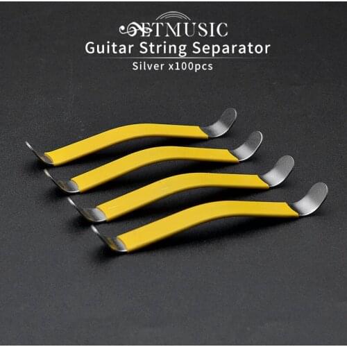 10pcs Guitar String Separator Luthier Frets Polish Strings Metal Separate Tool for Folk Classical Acoustic Electric Guitar