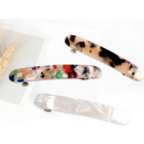 100pcs/lot DIY Simple Acetic Acid Leopard Back Head Hair Clips Side Barrette Hairpin Hair Styling Tool Accessories HA1017