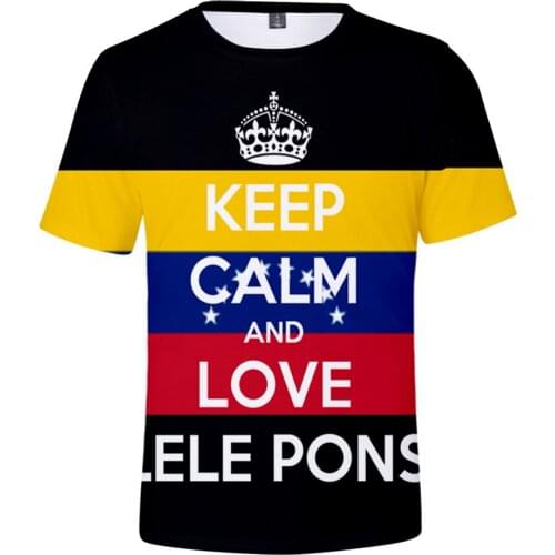 2020 New Arrival Lele Pons 3D Printed Men/Women t shirt Casual Spring/Summer Short Sleeve tshirt Fashion for kids