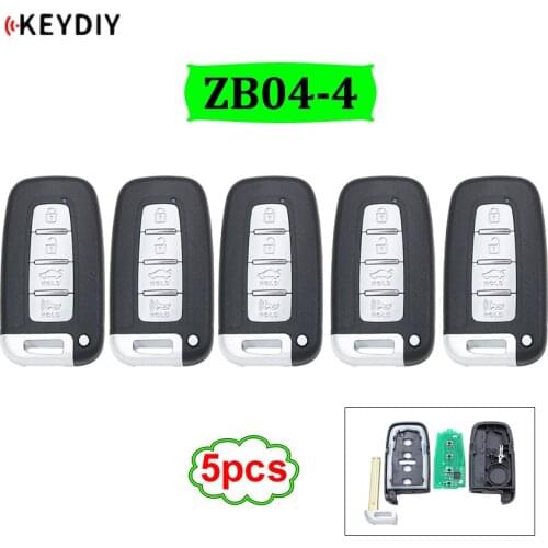 5pcs/lot KEYDIY Universal Smart Key ZB04-4 for KD-X2 Car Key Remote Replacement Fit More than 2000 Models