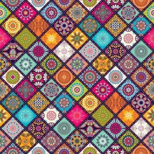 Diamond Painting Plaid Mandala Full Square Geometric Pictures By Rhinestones Diamond Mosaic Abstract Diamond Embroidery Beading