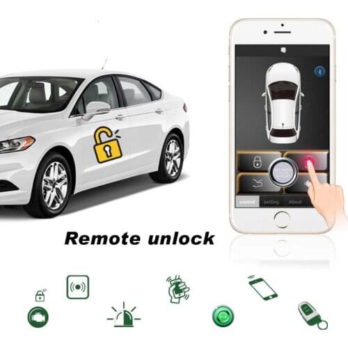 Car Alarm SUV Keyless Entry Remote Engine Start Alarm System Push Button Remote Starter Stop Auto Car Security Accessories