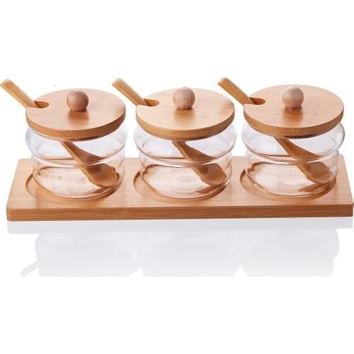 Queens Kitchen Bamboo Standing Lux With Spoon Spice Team