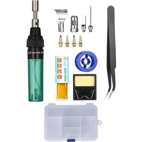 Butane Gas Soldering Iron Pen Shaped Cordless DIY Butane Gas Gun Torch Welding Tool Portable Outdoor Soldering Blow Torch