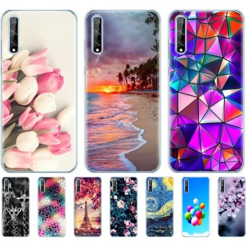 For Huawei Y8P Case 6.3" Soft Silicon Tpu Phone Cover For Huawei y8p 2020 Y 8P AQM-LX1 Back huaweiy8p Bumper Funda Shell